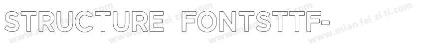 structure fontsttf字体转换